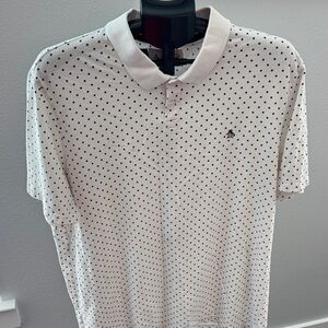 Original Penguin White Polo with Black Dots